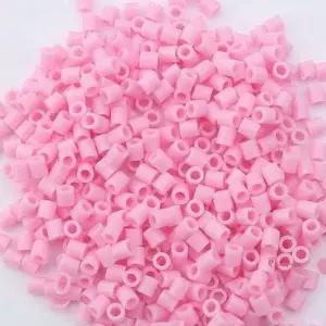 비즈공예 어린이비즈 데코 50g-분홍 소프트uvw185