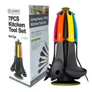 [골드스마일]리빙센스 7종 조리도구 스탠드 선물세트 070ST