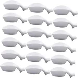 중국 회화 문구용 서예 붓용 일반 20개 플라스틱 잉크 접시 홀더