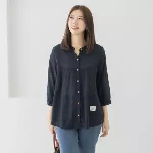 엄마옷 마담4060 체크오픈7부 중년여성 데일리 블라우스 -RBL2603062-