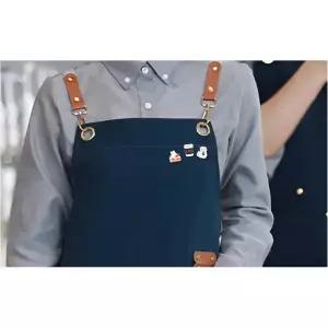 브로치 뱃지 커피 포인트 앞치마 카페