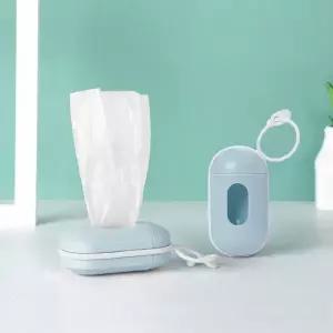 반려동물 배변봉투 똥봉투 캡슐케이스 세트 일회용 스카이