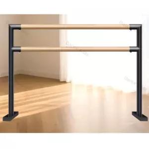 프리미엄 필라테스 무용봉 연습용 발레봉 이동식 홈트 발레 접이식 블랙 더블 칸 1.0m