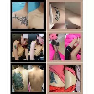 커버 줄라이크 멍 문신 가리는 스티커 타투 자연스러운 흉터 가리기 점