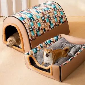 강아지 집 개쿠션 사계절 침대 안락 포근 고양이 방석
