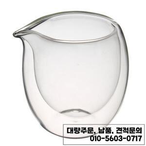 Arshen 수제 200ml 명확한 내열성 이중 벽 레이어 티 컵 단열 중국어 Kongfu 커피