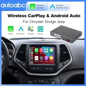 크라이슬러 300C 닷지 챌린저 지프(2014-2019)용 무선 CarPlay 안드로이드 오토 OEM 차량 인터페이스