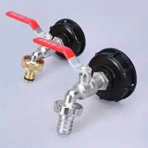 [콩심팥심]IBC 탱크 어댑터 커넥터 도트통 농약통 수도꼭지 연결 부품