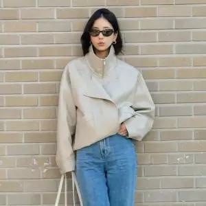 온앤온 4월 24일 출고 하이넥 포켓 레더 점퍼 NEL6SM206_91 1015030