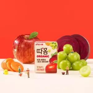 오가닉 유기농주스 120ml 사/청/당/레 24팩 /따옴주스
