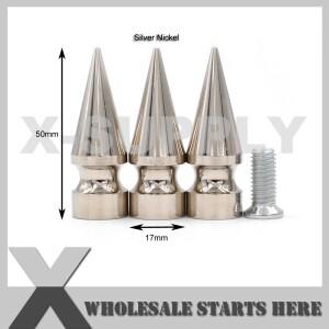 자이언트 트리 스크류 백 스파이크 리벳 스터드  초커  개 목걸이  재킷  바이크 오토바이  가죽 공예에 사