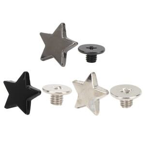 리벳 스터드 버튼 실용적인 부식 방지 스타 모양 패션 애완동물 목걸이 옷 신발 가방용