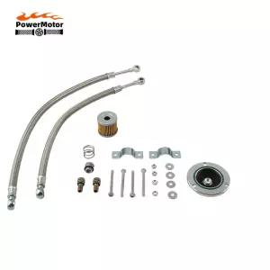 오토바이 엔진 냉각 오일 라디에이터 부품 세트 125-400cc 스즈키 GS GN GZ GSX EN Enduro Dirt Bike