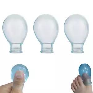 3개입 손가락 보호대 발가락 커버 페디큐어 목욕 매니큐어 네일 케어 재사용 가능한 물에 담그는 슬리브