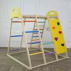 원목 정글짐 실내 대형 놀이터 가정용 그네 미끄럼틀