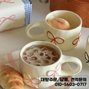 세라믹 컵 커피 차 가정용 우유 순백 본차이나 경덕진 도자기 대용량 고온