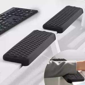 책상용 L자형 팔꿈치 패드 부드러운 메모리 폼 가장자리 쿠션 미끄럼 방지 기능이 있는 인체공학적 팔