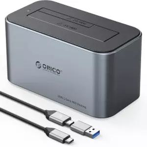 ORICO 하드 드라이브 도킹 스테이션 알루미늄 USB C에서 SATA 3.0 6Gbps 인클로저 2.5/3.5인치 SSD HDD