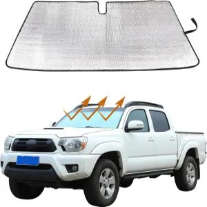 Aunginsy 토요타 타코마 2006-2026용 차량 앞 유리 햇빛가리개 자외선/햇빛 차단용 접이식 반사형 자동차
