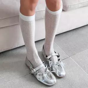 /옷자락 여자 발레코어 여리핏 플랫슈즈