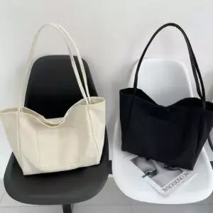 /신상오픈런 여성 대형 캔버스 일상 숄더 토트백