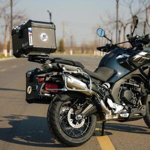 오토바이 사이드 박스 안장 가방 알루미늄 합금 퀵 릴리스 방수 수하물 케이스 CFMO 700MT 용 보관함