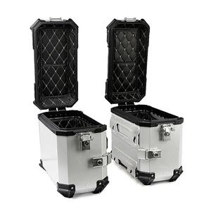 공장 직판 알루미늄 오토바이 사이드 박스 35L 잠금장치가 있는 대용량 수납 (유니버설)