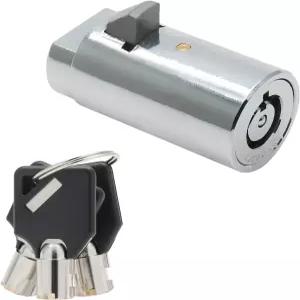 범용 자판기 잠금 및 키 튜브형 키웨이가 있는 소다 머신 코카콜라 껌볼용 스낵 캔디 교체(키는 다릅니다)