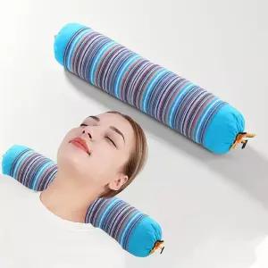 1개 메밀 껍질로 채워진 베개 경추 사무실 낮잠 어깨와 목 을 하는 데 도움이 됩니다