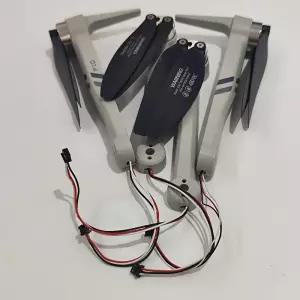 4DRC 새로운 드론 F10 브러시리스 모터 풀 세트/블레이드 프로펠러가 있는 4PCS 엔진 암