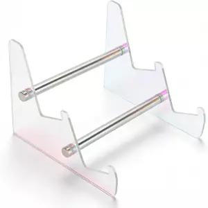 기계식 키보드를 위한 명확한 디자인의 폼야 아크릴 스탠드 정리함 및 보관 랙 데스크탑 디스플레이