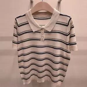 [NS홈쇼핑][샵앤] 여성 카라넥 단추오픈 단가라 여름 반팔 니트 티셔츠 21DS-WKN-5179-베이지..