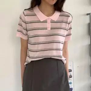 [NS홈쇼핑][샵앤] 여성 카라넥 단추오픈 단가라 여름 반팔 니트 티셔츠 21DS-WKN-5179-핑크..