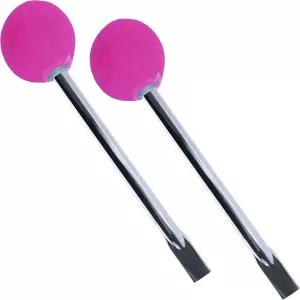 재활 어드밴티지 휠체어 볼 그립 브레이크 핸들 익스텐션 페어 - 핑크 10인치(2팩)