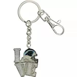 Aminco NFL 그린 베이 패커 헬멧 글리터 러브 키체인