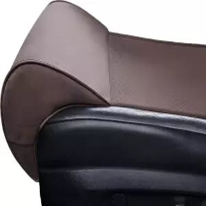 JUPENG 카시트 레그 익스텐더 쿠션 스트랩이 있는 메모리 폼 미끄럼 방지 베이스 및 운전석 사무실 의자용