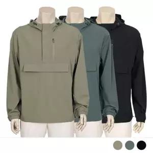 [셀러에이드]후드 블루종 가을 아우터 기본 남성의류 롱점퍼 야상