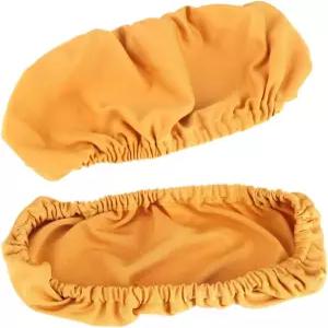 Fdit 1쌍 탈착식 탄성 의자 팔걸이 커버 부드러운 촉감의 신축성 폴리에스터 커버(골드)가 있는 유니버설