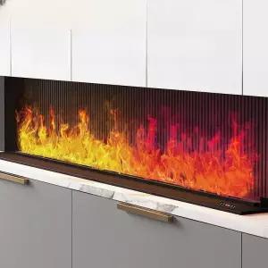 벽난로가습기 3D 조명 실내 화로 모닥불 벽난로