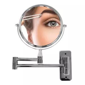 다니엘 크리에이션스 8인치 양면 벽걸이 조절 가능한 높이 메이크업 미러 10배 배율