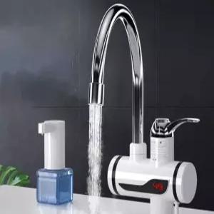 순간온수기 수도꼭지 가정용 급속가열 예열없이 전기 표시