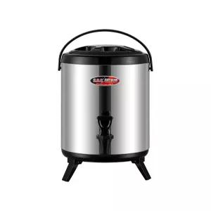 대용량 사각 보온통 스테인레스 온수통 식수 수도꼭지