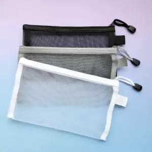 지퍼 메쉬 파우치 3color uKp2+3WjQ