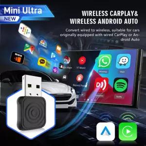CarlinKit 5.0 미니 울트라 무선 CarPlay 안드로이드 자동 어댑터 연결