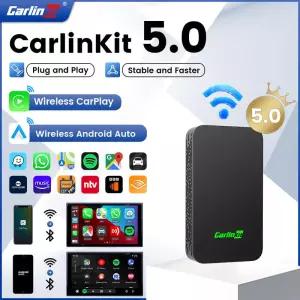 2026 CarlinKit 5.0 2Air 무선 안드로이드 자동 박스 휴대용 카플레이 동글 자동차 라디오용 유선 오토