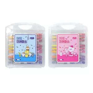모닝글로리 크레파스 36색 블루 핑크 (택1) 어린이 dLm9+5diq