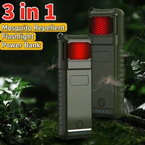 다기능 모기 구충제 손전등 전기 휴대용 5000mAh 야외 여행용 충전식