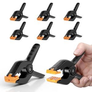 이마트 6팩 헤비 듀티 머슬린 스프링 클램프 사진 스튜디오용 5인치 포토 부스 배경 클립