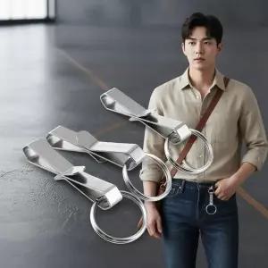 허리 벨트 고리형 키홀더 가방 걸이용 탈착식 스마트키 스트랩