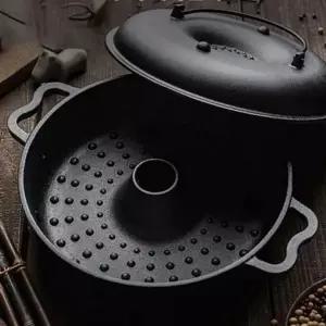 군고구마냄비 28CM 직화구이 무쇠 냄비